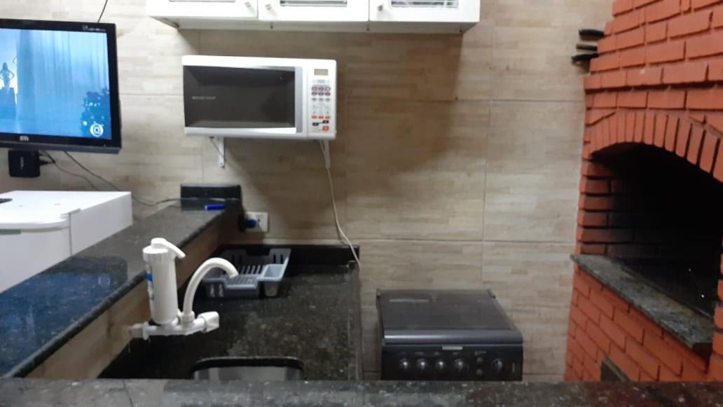Casa Com Piscina Aquecida E Churrasqueira Em Grande * Praia Grande (Santos)