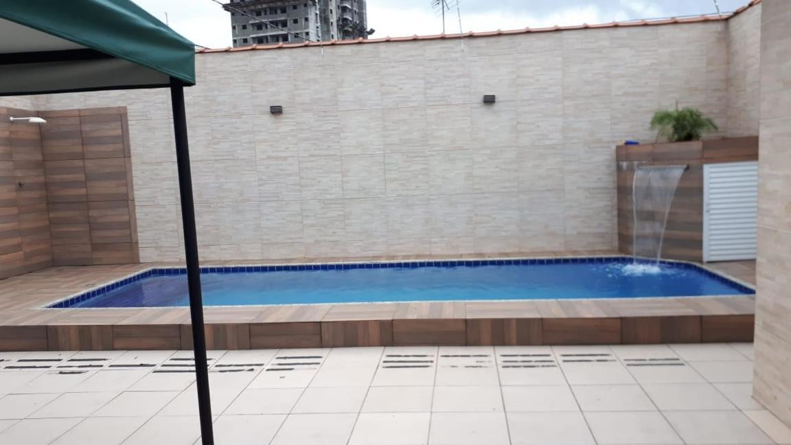 Casa Com Piscina Aquecida E Churrasqueira Em Grande Praia Grande (Santos)